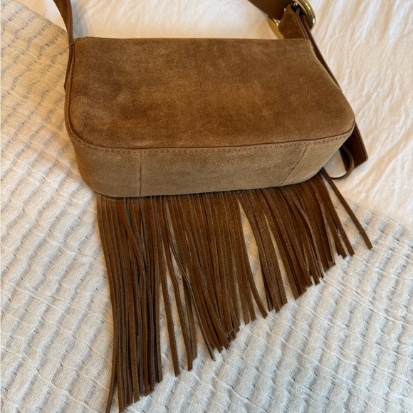 Madewell Fringe Suede Crossbody Bag - Picture 9 of 9